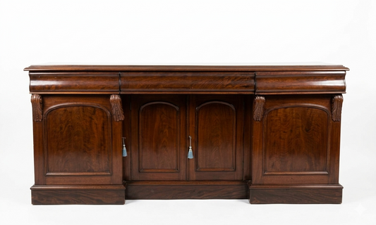 English Victorian Mahogany Sideboard Mid 1800’s