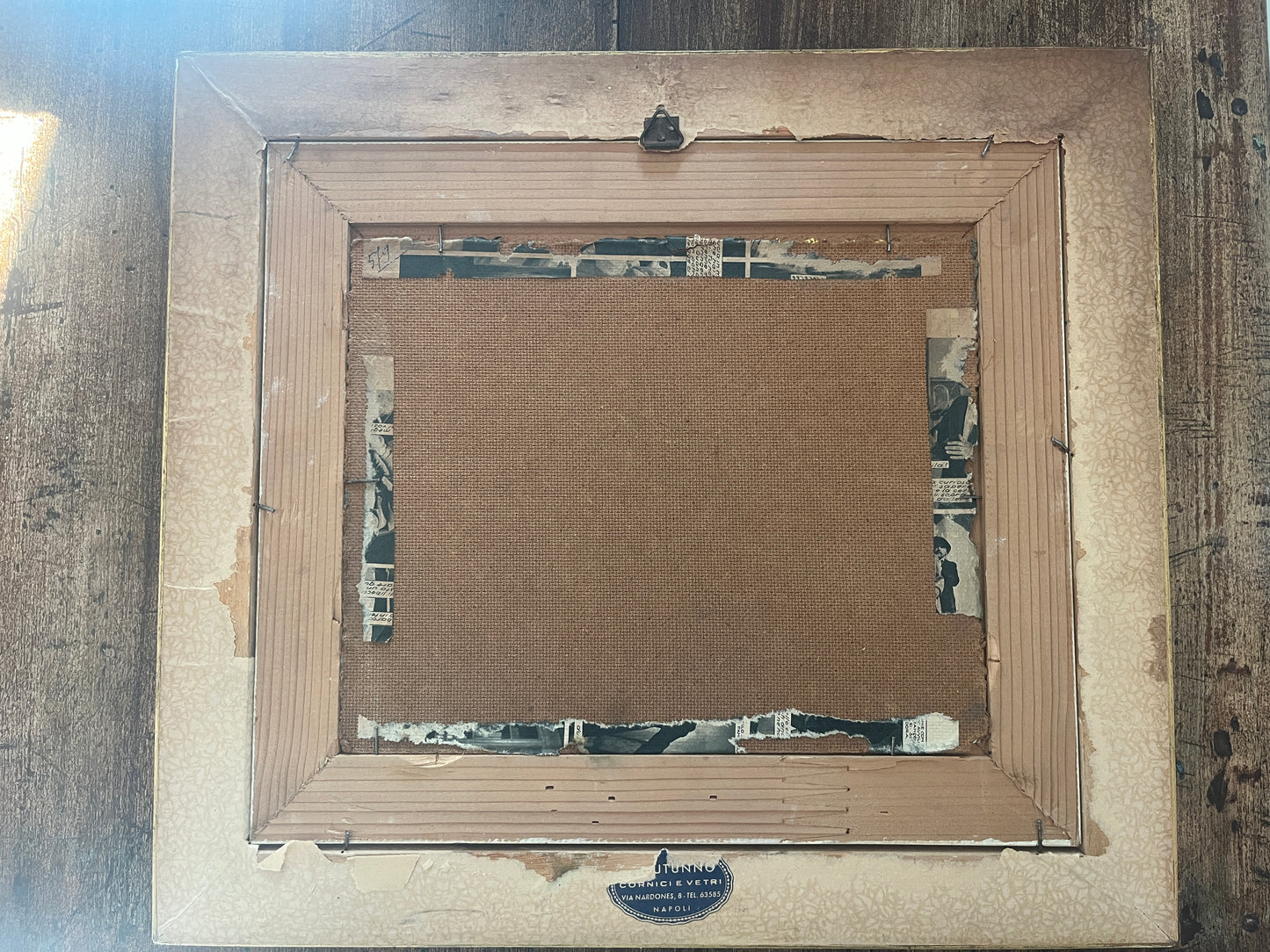 Mid-Century Neapolitan Oil Painting: "Nel Pollaio" (In the Chicken Coop)
