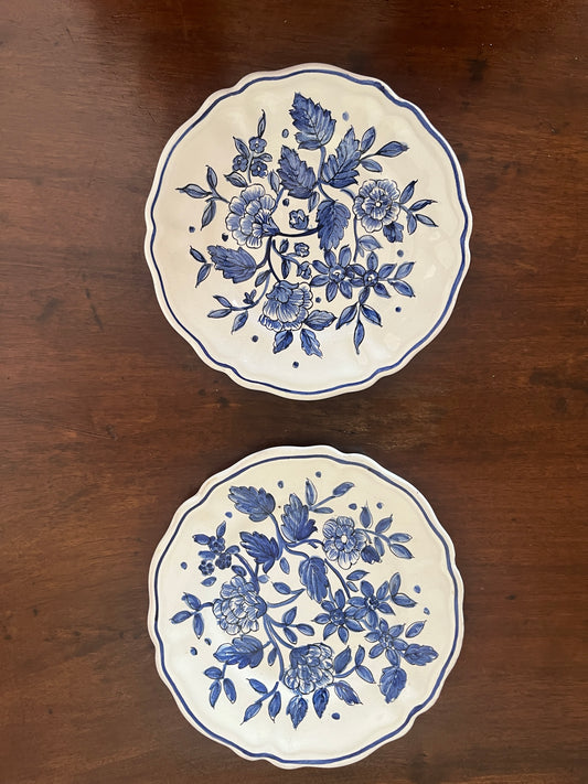 Deruta Maiolica Plates, Hand Painted (set of 3)