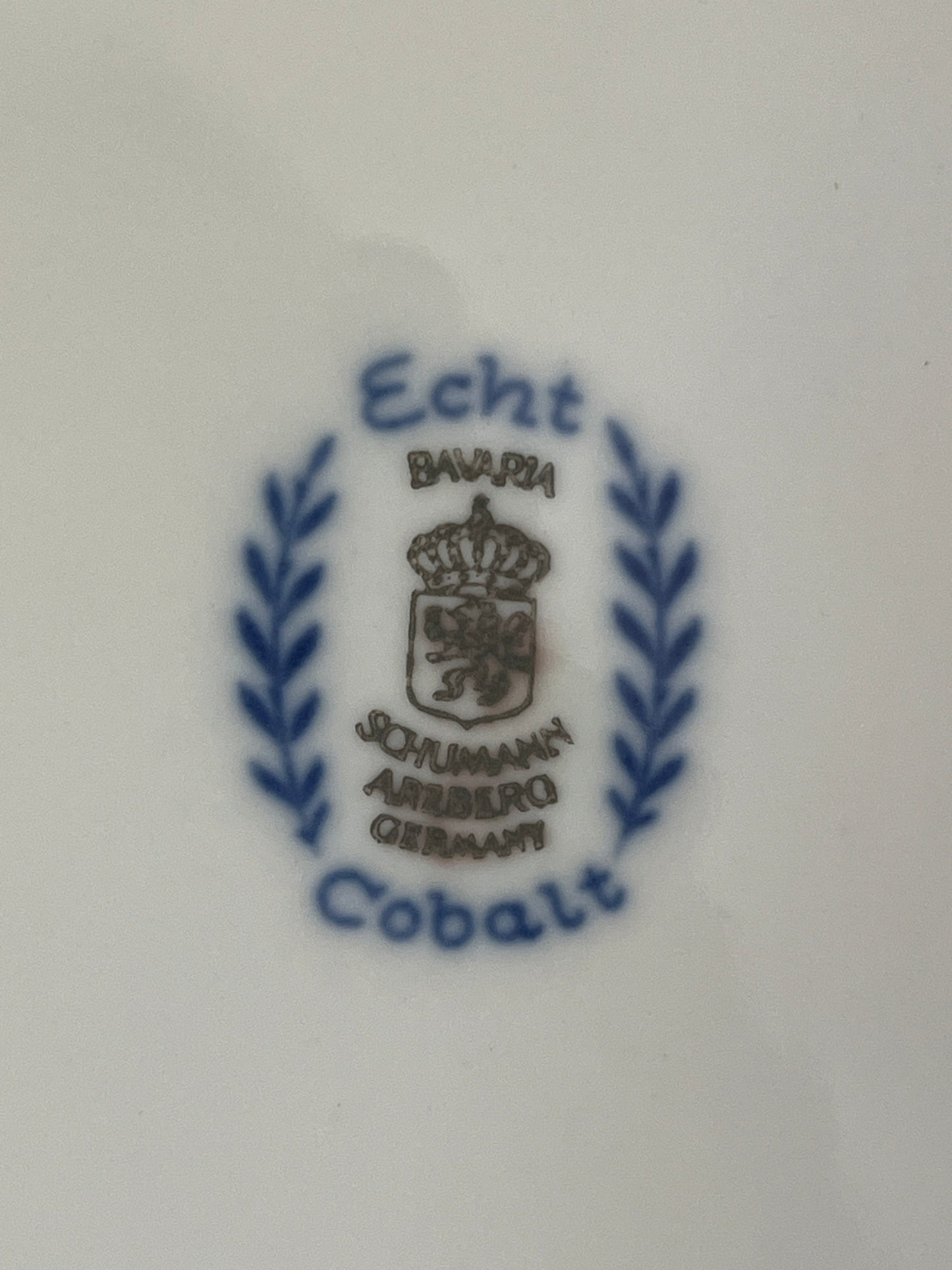 Schumann Arzberg Cobalt Dessert Plates (×10)