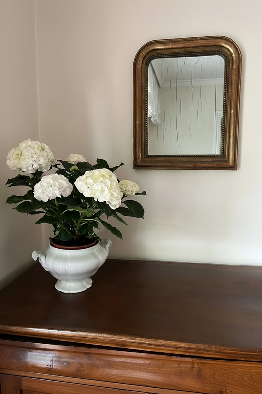 1870's Louis Philippe Arched Gilt Mirror