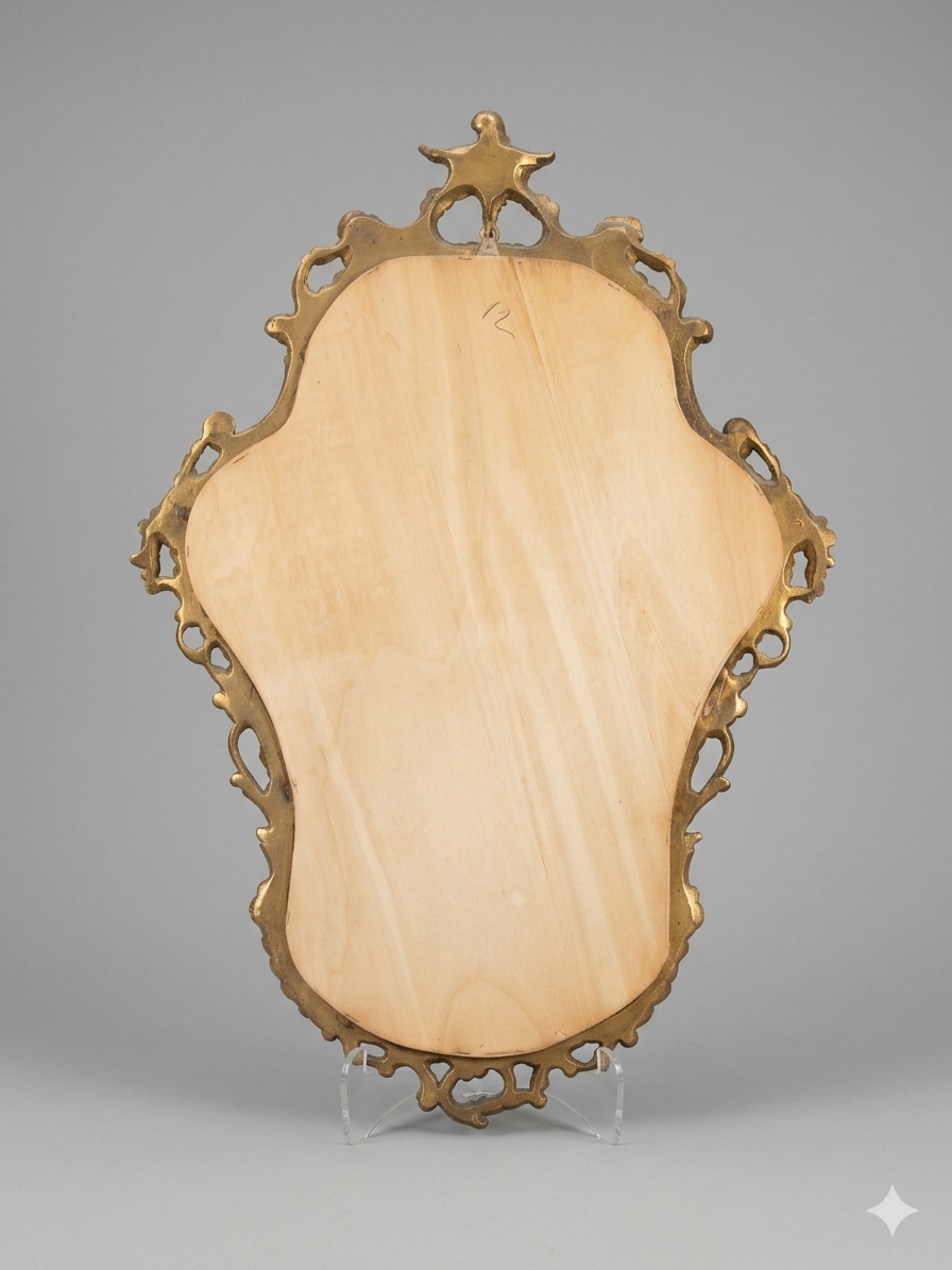 Italian Giltwood Mirror Rococo-Style Mirror