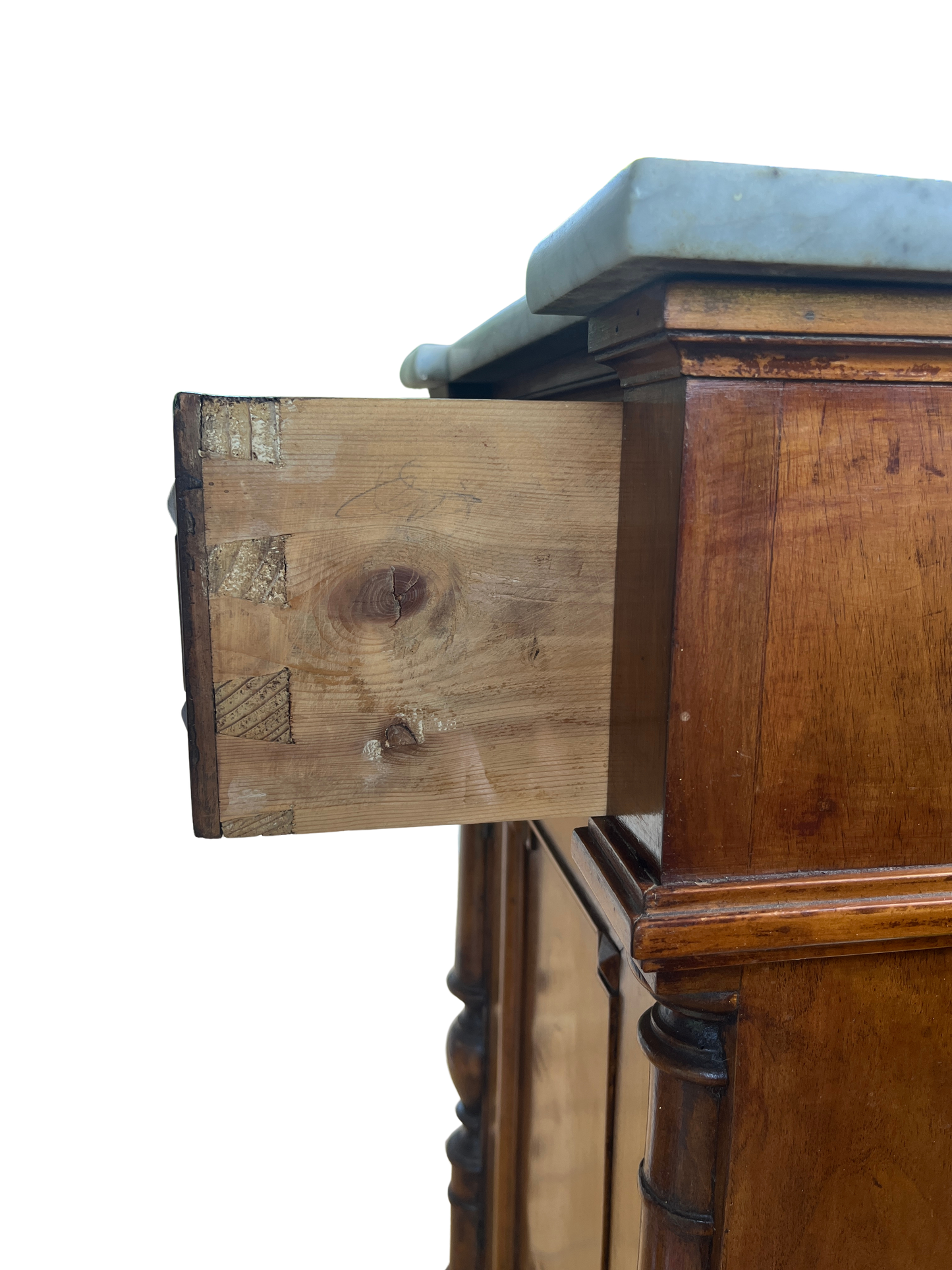 Pair of Italian Marble-Top Nightstands, circa 1860–1890