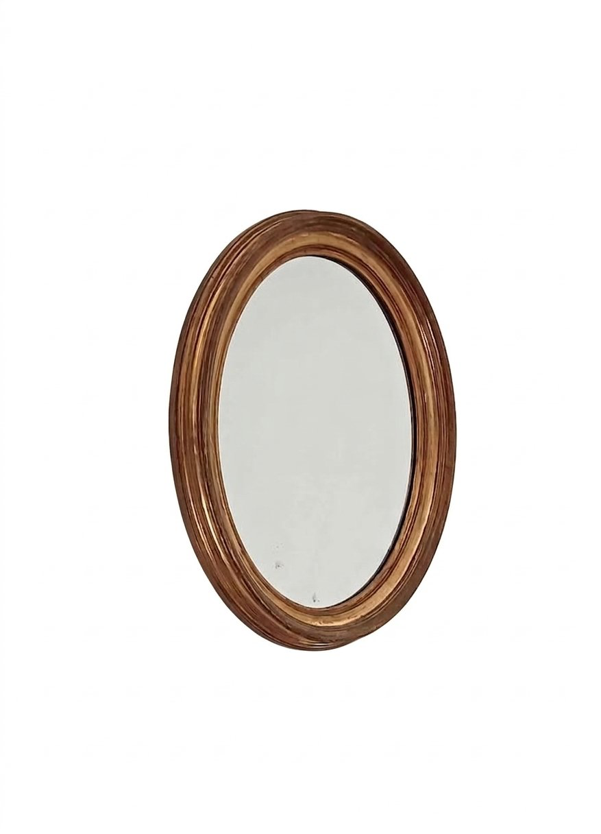Vintage Oval Gilded Mirror RESERVED