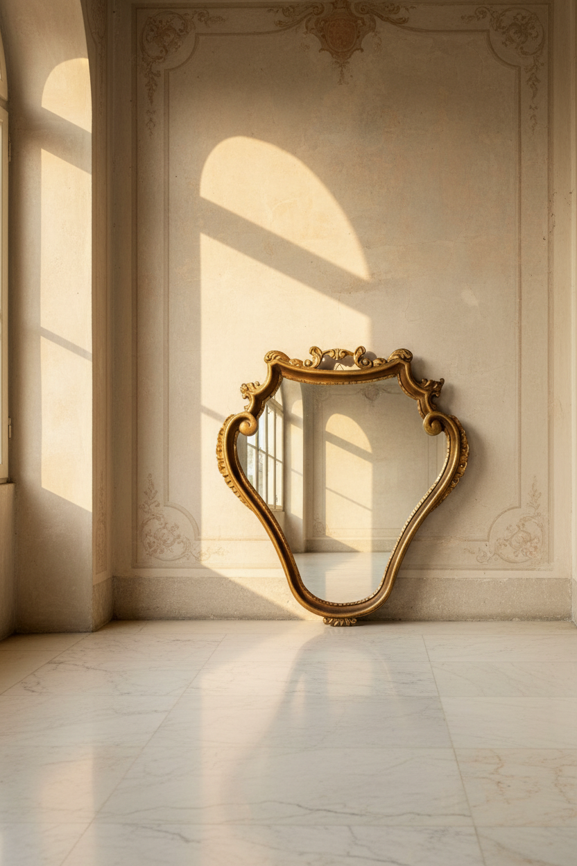 Baroque Revival Giltwood Mirror 1880's