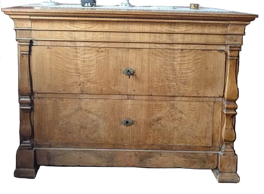 Walnut Commode with Secret Drawer, circa 1860–1890