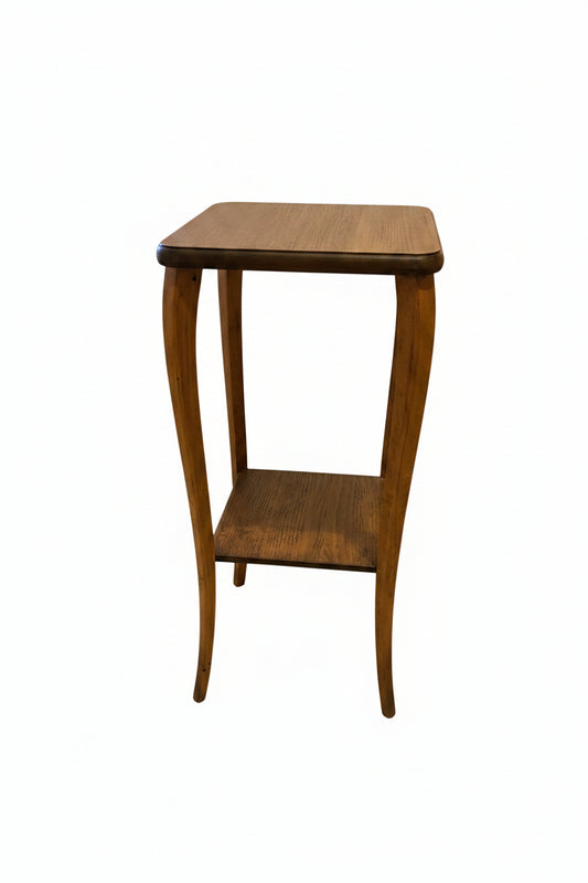 Swiss Beech Two-Tier Plant Stand (Sellette), Late 19th Century
