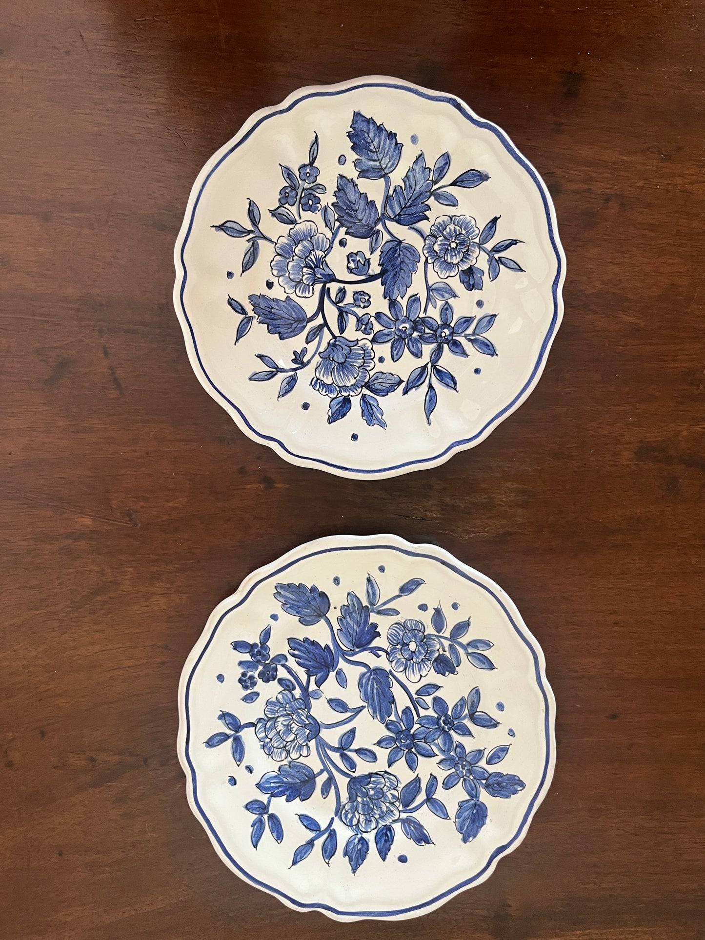 Deruta Maiolica Plates, Hand Painted (set of 3)