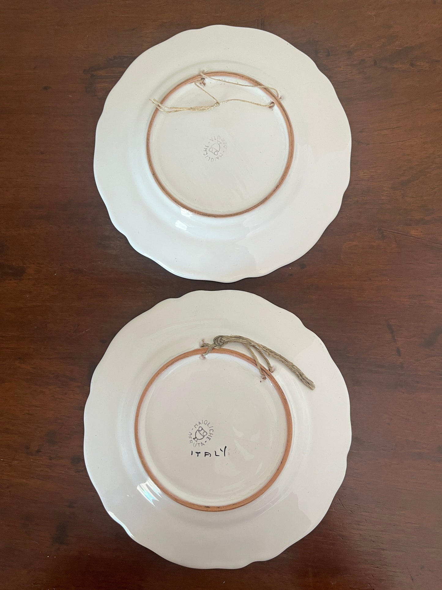 Deruta Maiolica Plates, Hand Painted (set of 3)