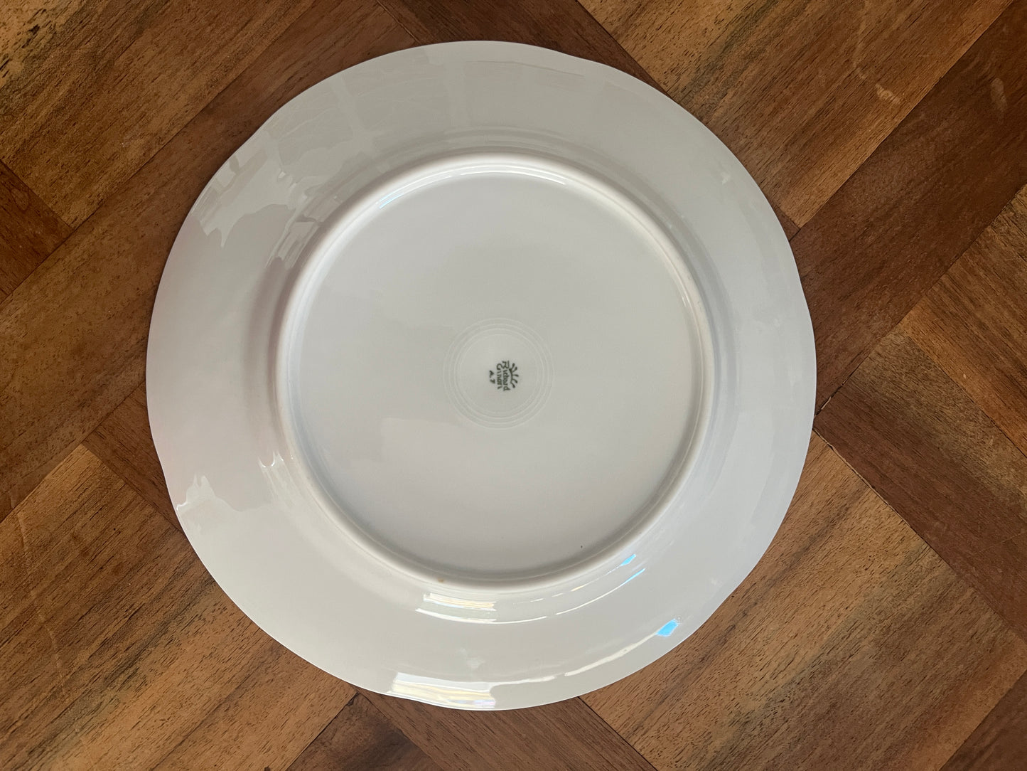 Vintage Blue Floral Richard Ginori Dinner Plates, 1958 (Set of 9)