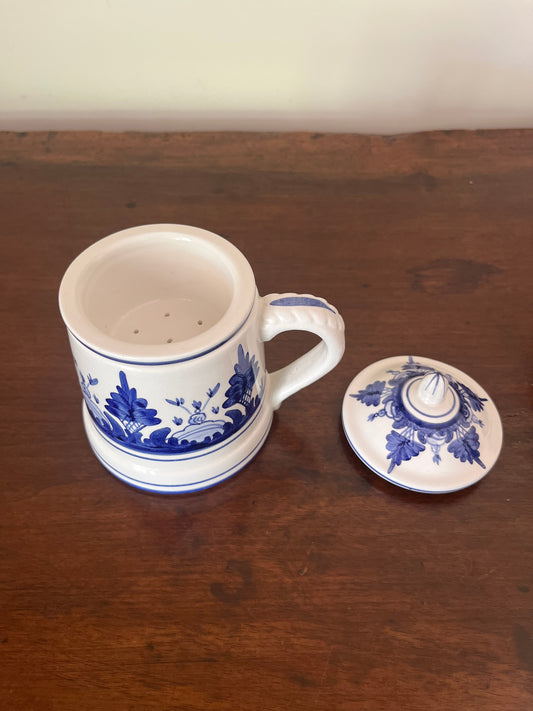Vintage Italian Hand-Painted Tea Infuser