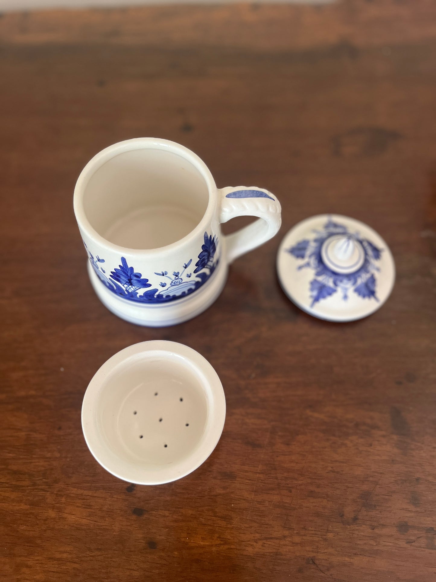 Vintage Italian Hand-Painted Tea Infuser
