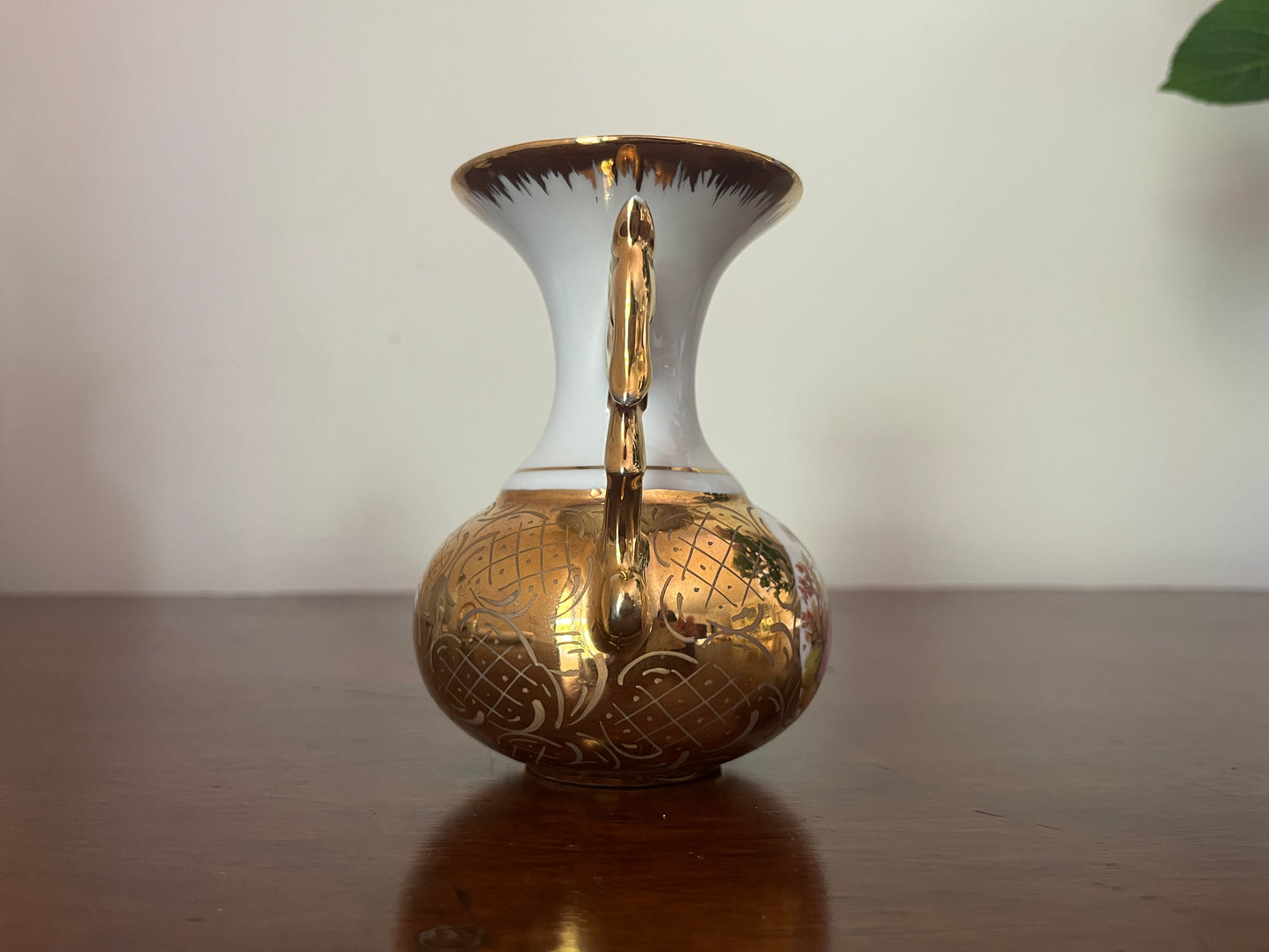 Limoges Gilded Vase — Figural Scene
