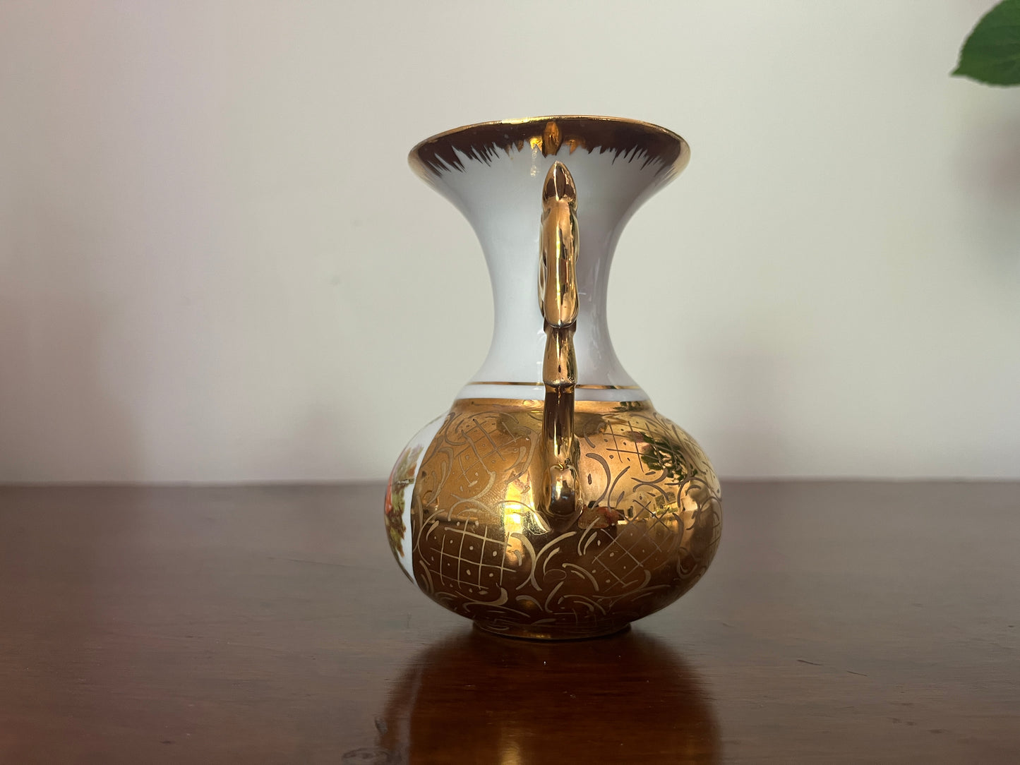 Limoges Gilded Vase — Figural Scene