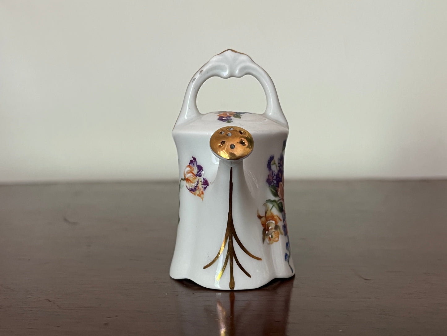 Limoges Watering Can, Hand-Painted Florals