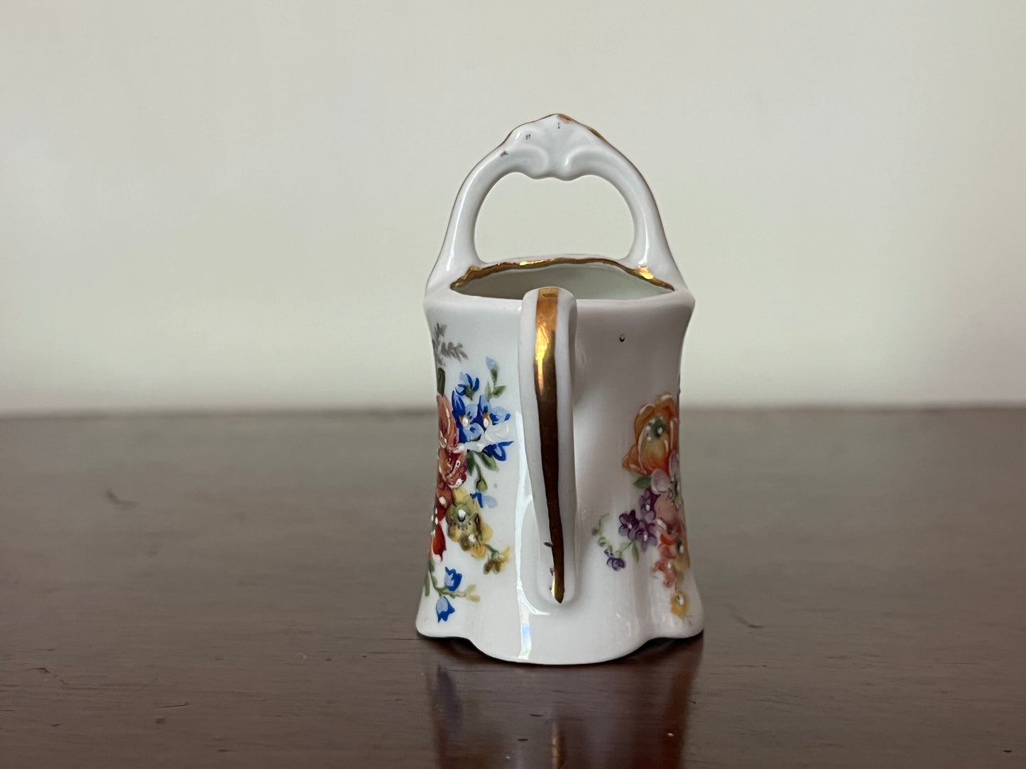 Limoges Watering Can, Hand-Painted Florals