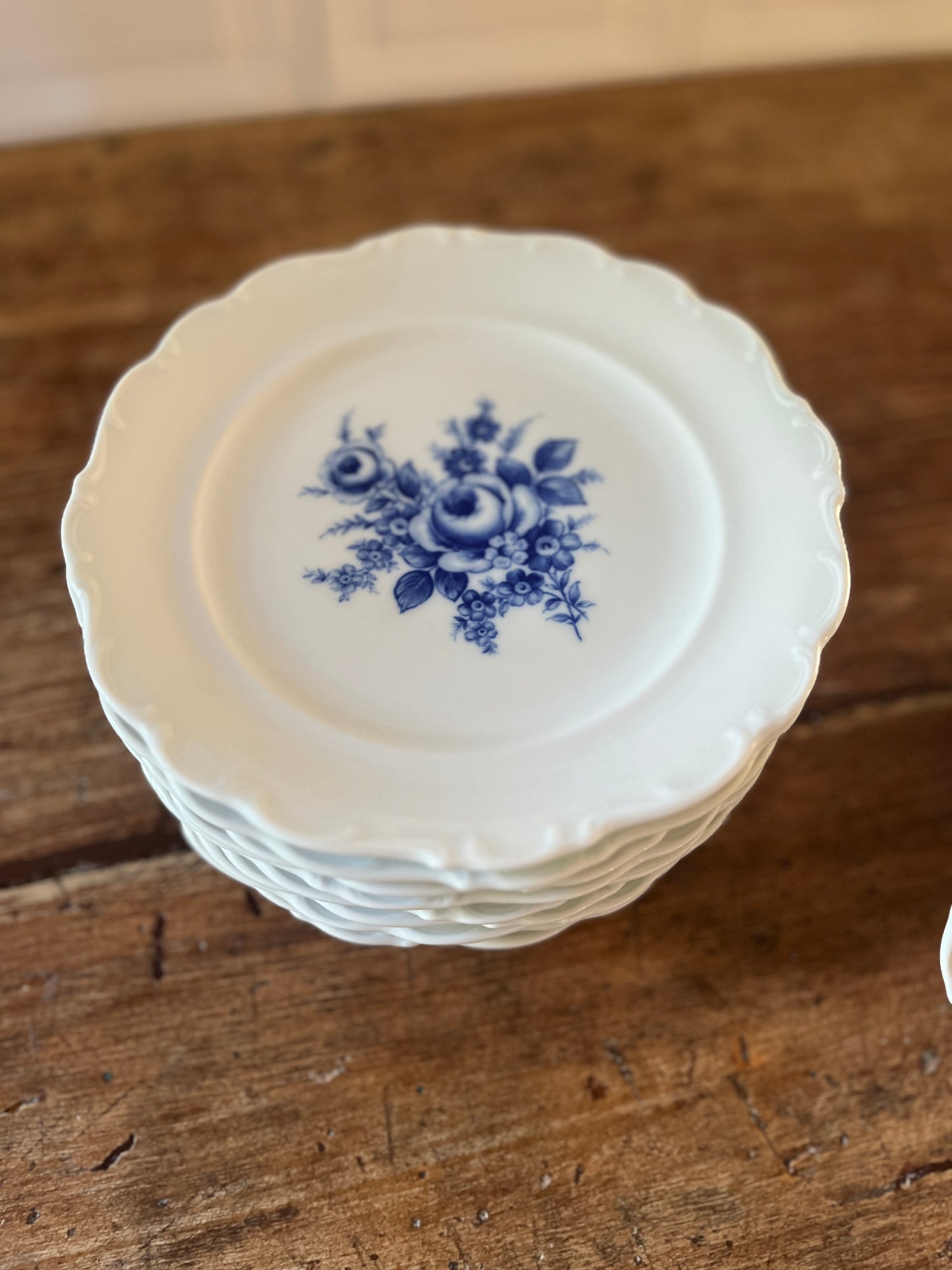 Schumann Arzberg Cobalt Dessert Plates (×10)