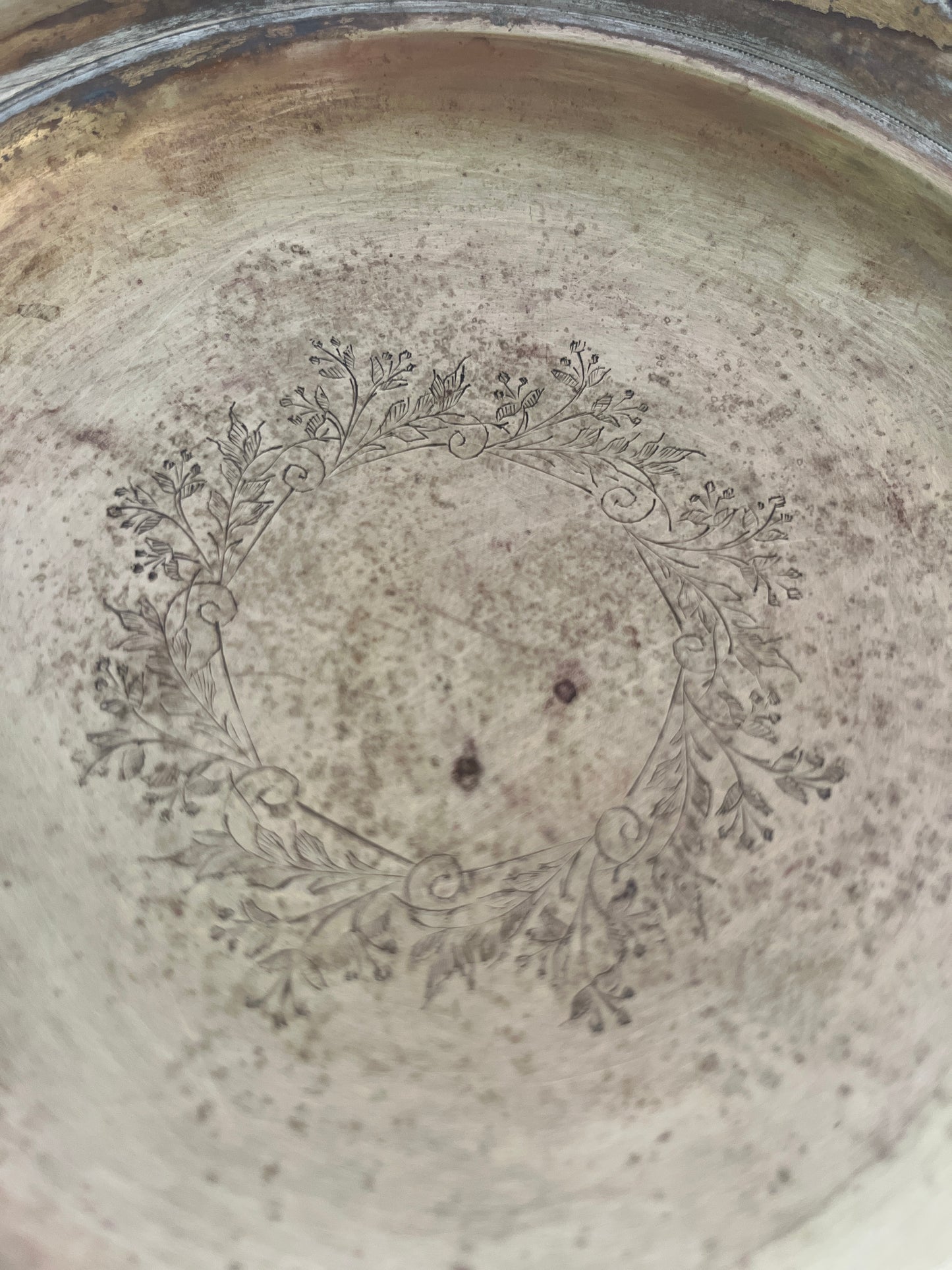 Silver-Plated Rococo-Revival Alzatina