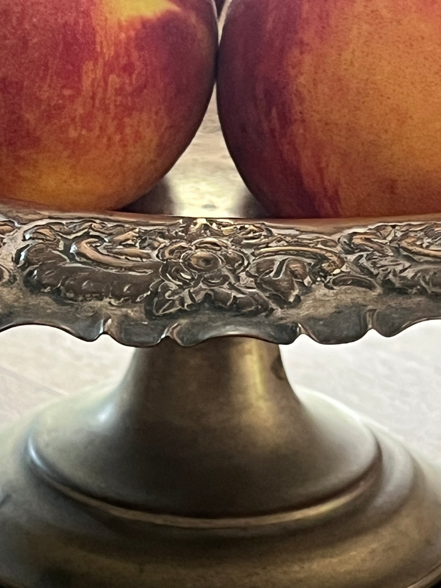 Silver-Plated Rococo-Revival Alzatina