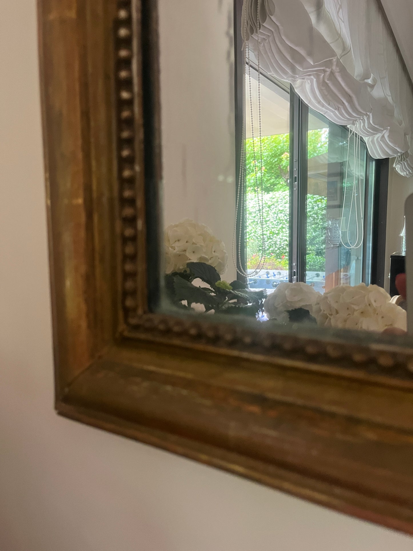 1870's Louis Philippe Arched Gilt Mirror