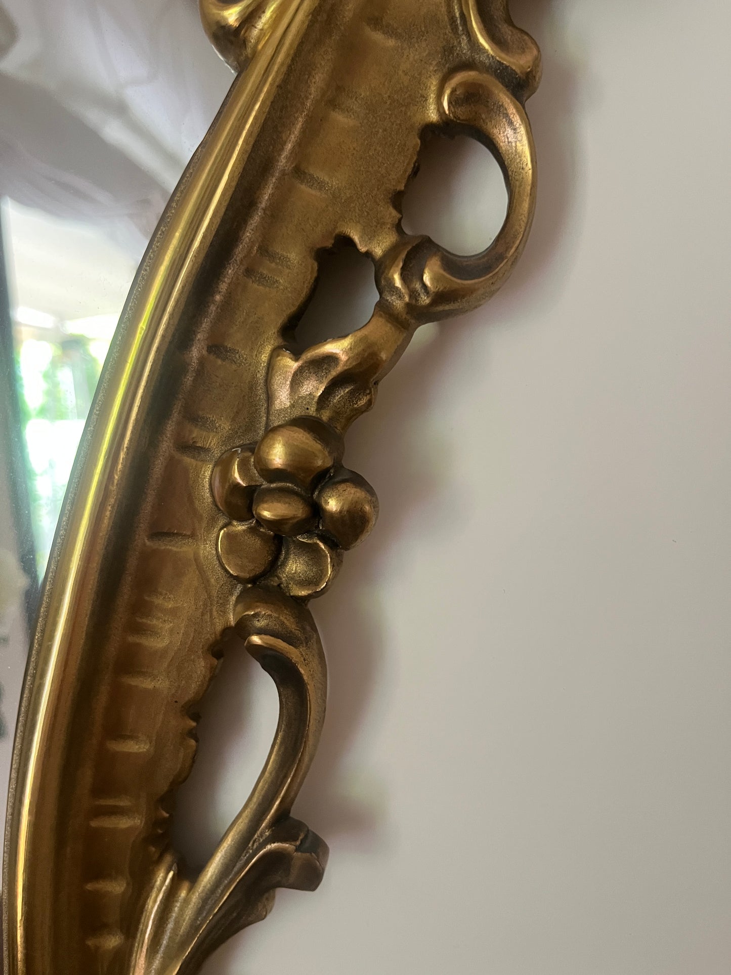 Italian Giltwood Mirror Rococo-Style Mirror