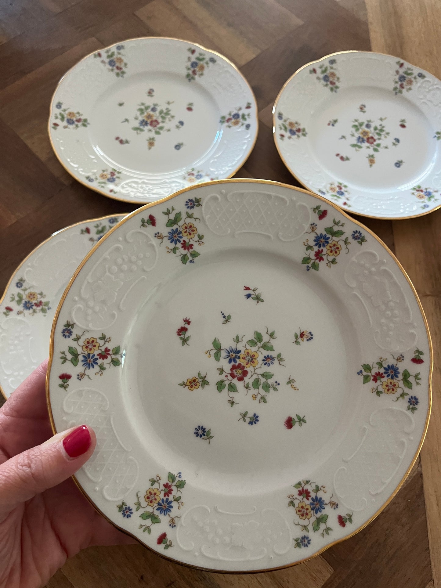 Richard Ginori Dinner Plates, Set of Four (Mid-Century Italian)