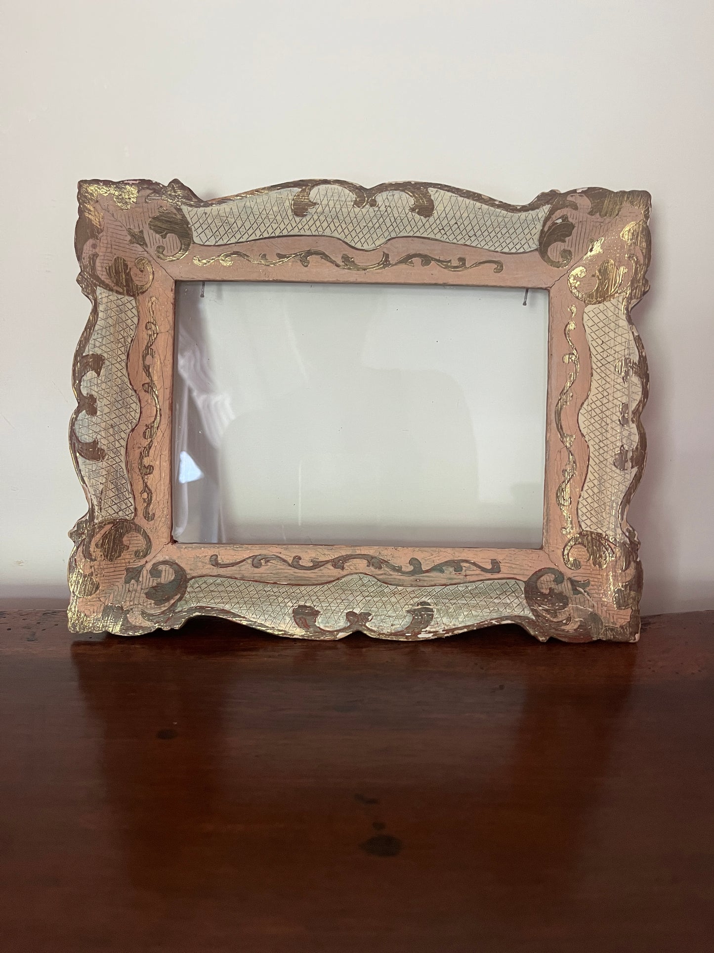 Pair of Antique Rococo Carved Giltwood Picture Frames