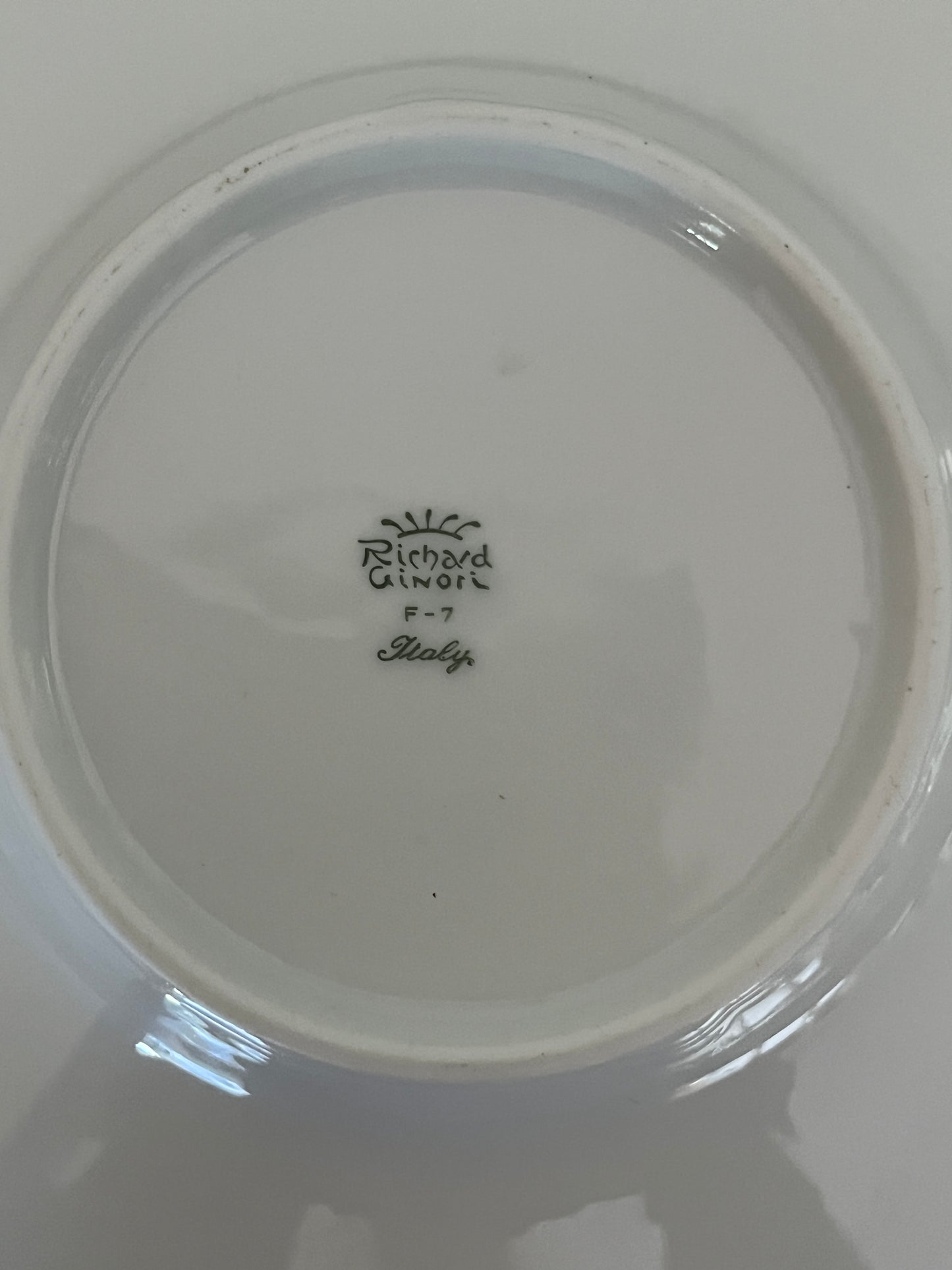 Blue Forget-Me-Not Vintage cups and plates, Richard Ginori- set of 2